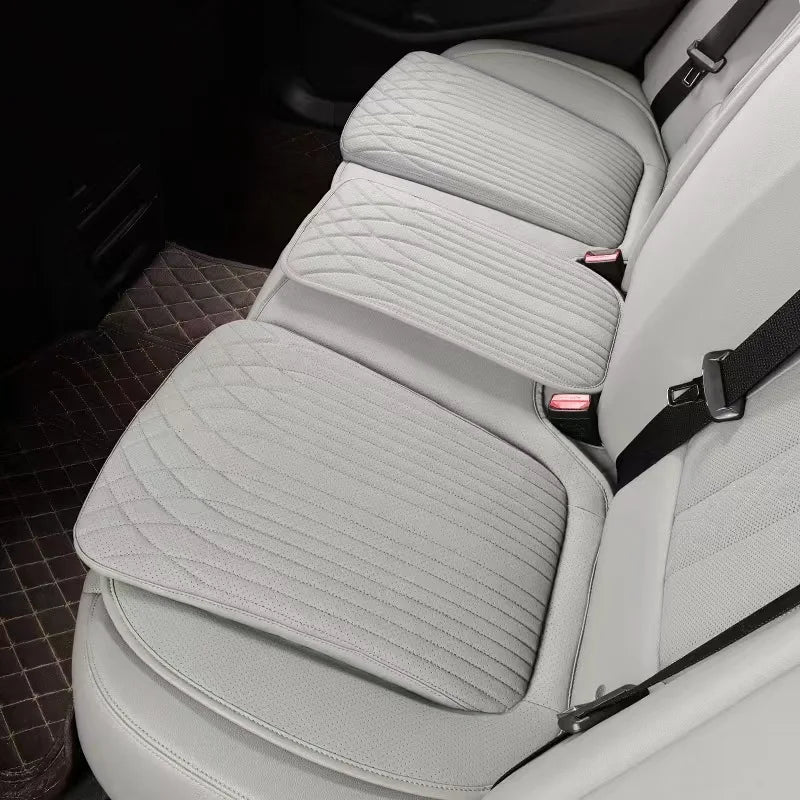 For Tesla Car Cushion Nappa Leather Breathable Non-slip Car Seat High Rebound Pad Seat Cushion Four seasons Universal Auto Seat