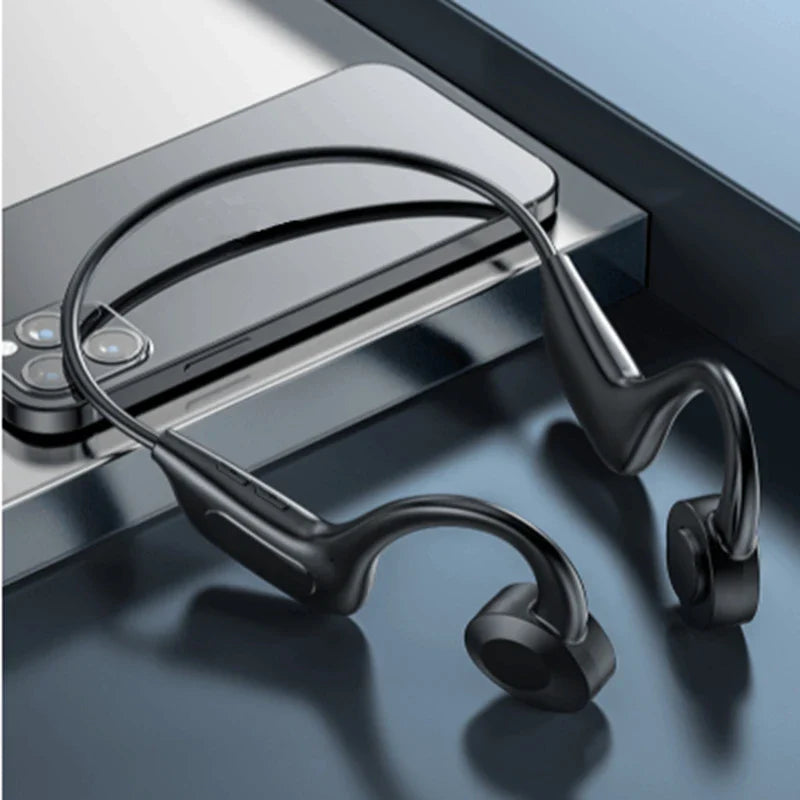 NEW Bone Conduction Headphones Wireless Bluetooth Earphone Sports Headset Hands-free With Mic For Running