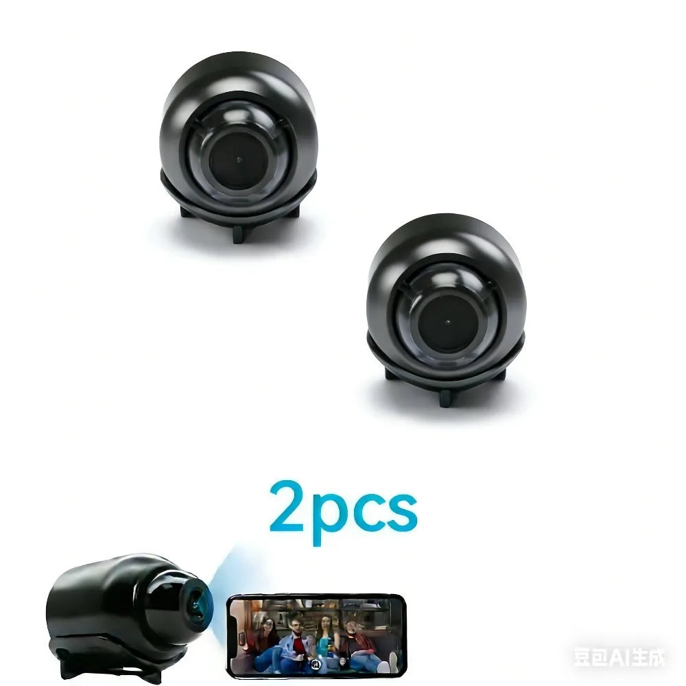 Mini 1080P Wireless Security Camera – Night Vision & Motion Alerts | Discreet Indoor Surveillance for Home, Office & Travel