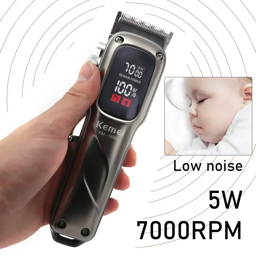 KEMEI Hair Clippers Km-1550 Km-2284 Design Hair Trimmer Professional Electric Carving Hair Salon Clipper for Commercial Clippers