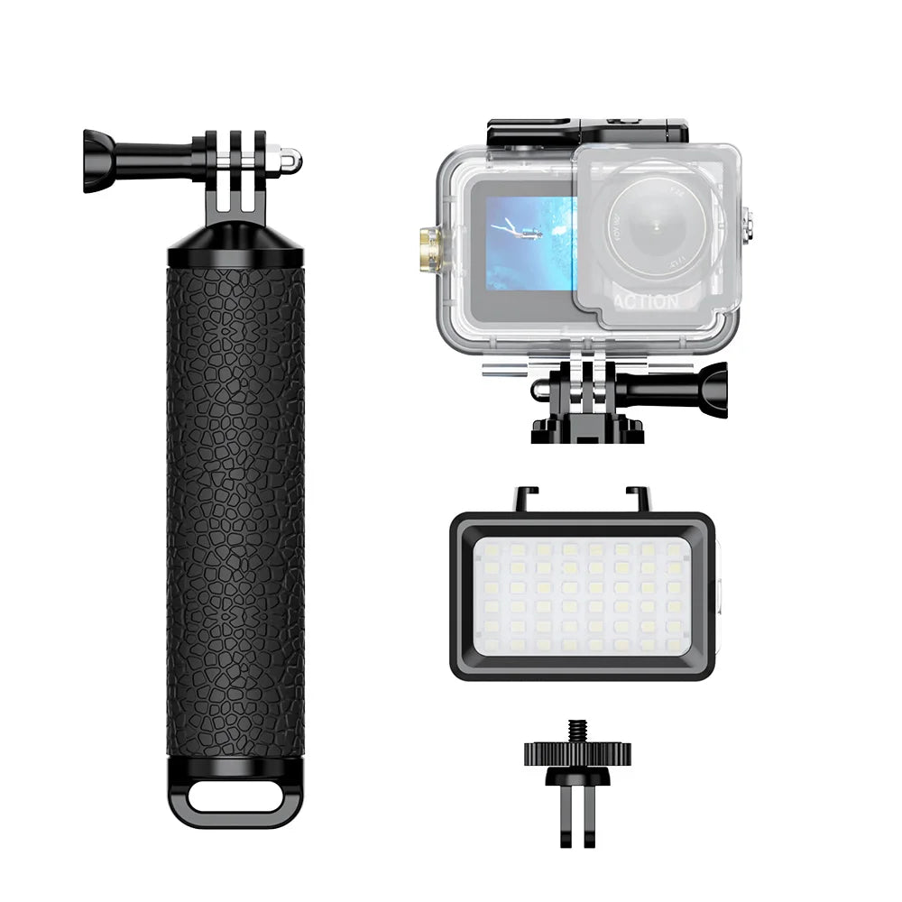 40M Waterproof Case for DJI OSMO Action 6 Underwater Dive Housing Protective Diving Cover Mount Accessories