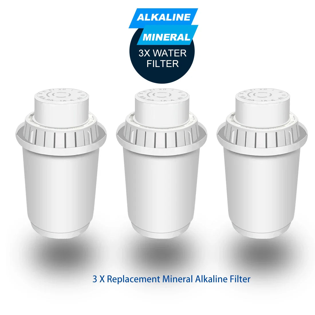 ALTHY 3.5L Mineral Alkaline Water Pitcher Filter - 400L Long-Life Filters - Alkalizer Purifier Filtration System +pH -ORP