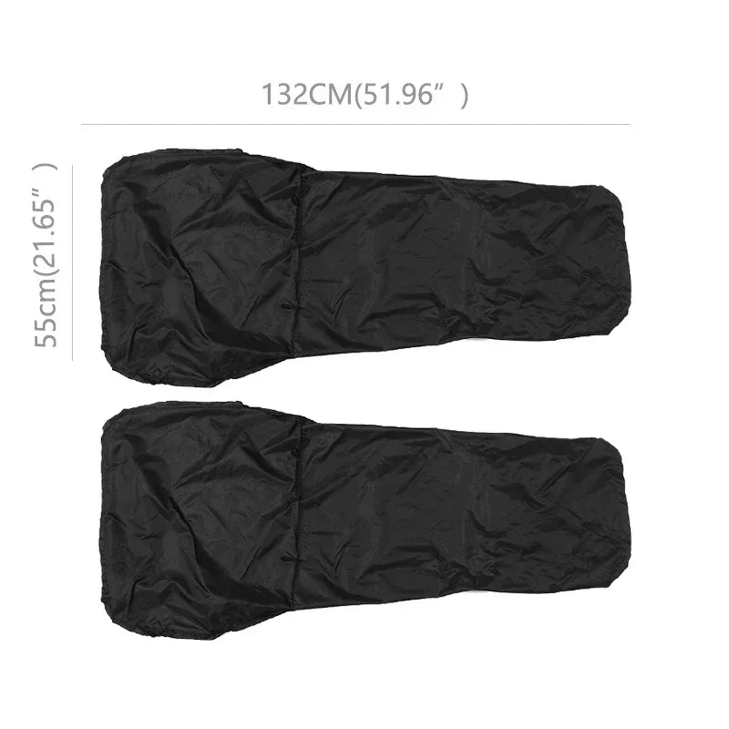 2Pcs Car Front Seat Protector Cover Heavy Duty Universal Waterproof Prevent Dust Car Seat Cover Breathable Cushion Protector