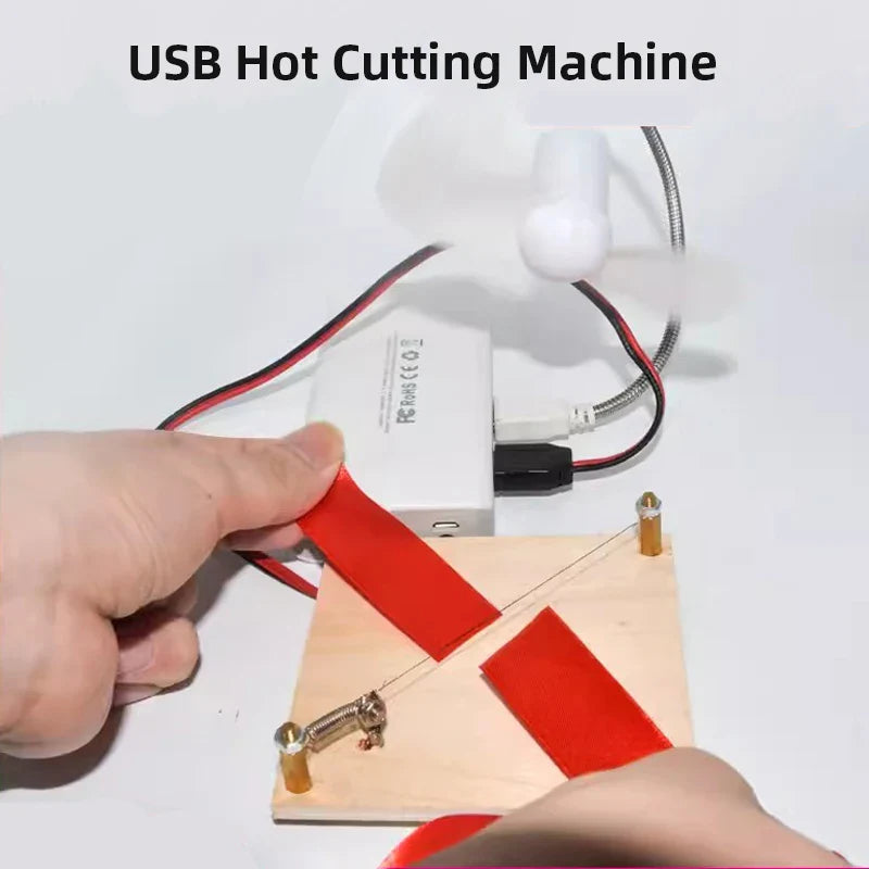 Thermal Cutting Machine Handmade Hair Accessories Ribbon Webbing Cutting Machine Cotton Ribbon Trimming Tape Artifact Tool