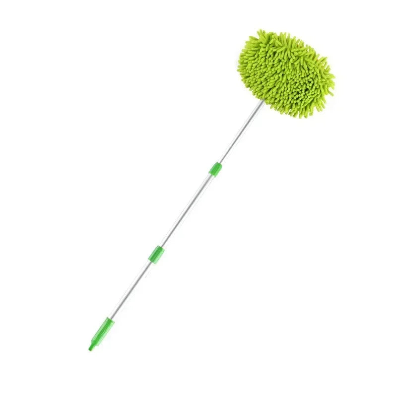 Car Cleaning Brush Detailing Long Handle Super Absorbent Car Wash Brush Telescoping Adjustable Cleaning Mop Auto Accessories