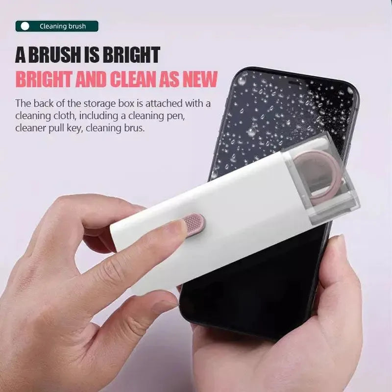 7 in 1 Laptop Keyboard Cleaning Kit Computer Keyboard Cleaner Brush Earphones Cleaning Pen For AirPods iPhone Keycap Puller Set