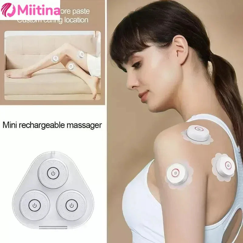 50PCS Intelligent Moxibustion Device Smokeless Intelligent Quick Heat 3 Gears Portable home Relieve Fatigue Pain HealthCare Gift