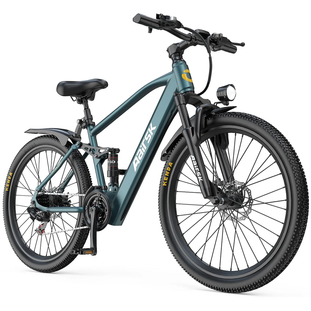 Aairsk GT900 Adult Ebike 400W 36V 13Ah Off-Road Electric Bicycle City Commuting 26*1.95 Inch Tire Dual Suspension Electric Bike