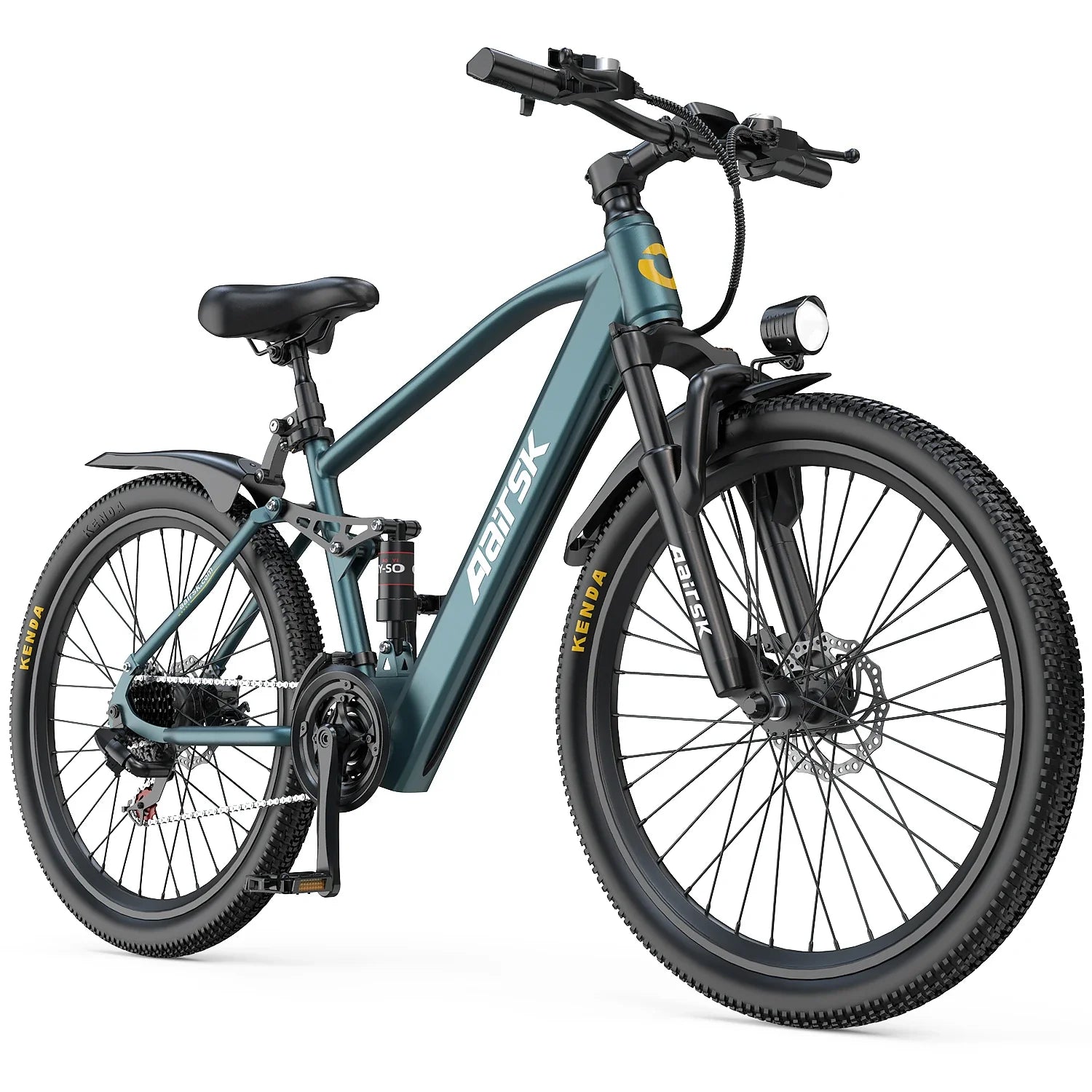 Aairsk GT900 Adult Ebike 400W 36V 13Ah Off-Road Electric Bicycle City Commuting 26*1.95 Inch Tire Dual Suspension Electric Bike