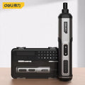Deli Handheld Electric Screwdriver Lithium Charging Household Screwdriver Small Mini Electric Screwdriver Tool Set