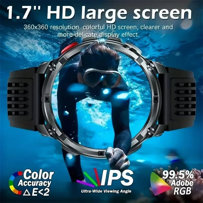 2026 New T-Rex3 Pro GPS Tracker Smartwatch Men 120-Day Standby 1100mAh Clock Rugged Outdoor Sport 10ATM Waterproof Call Watches