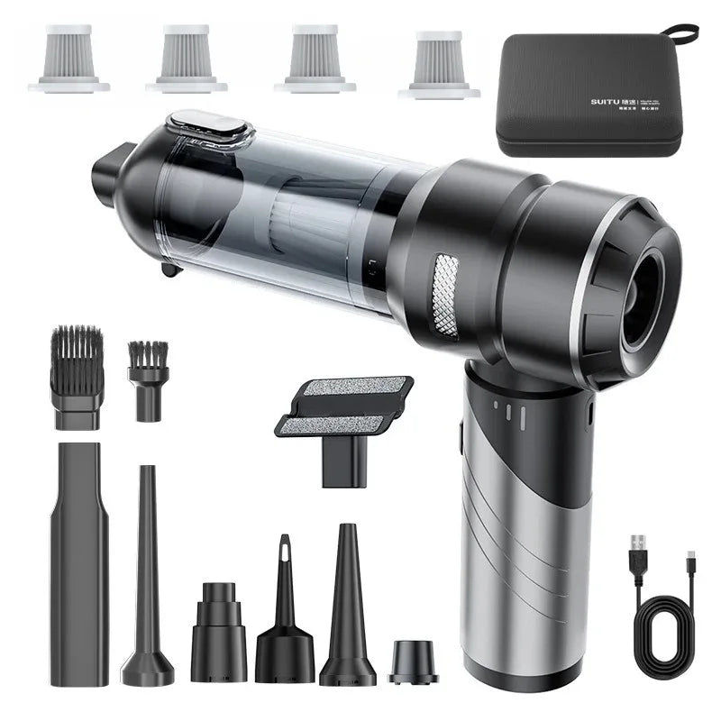 Car Vacuum Cleaner High Power Portable Handheld Wireless Brushless Motor Cleaning Machine Powerful Air Duster for Home Appliance