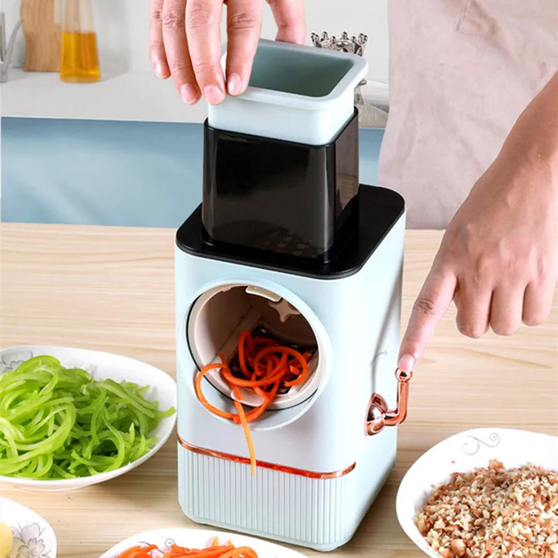 Electric Slicer Household Multifunctional Potato Chips Garlic Lotus Root Slices Cucumber Radish Shredding Vegetable Cutter