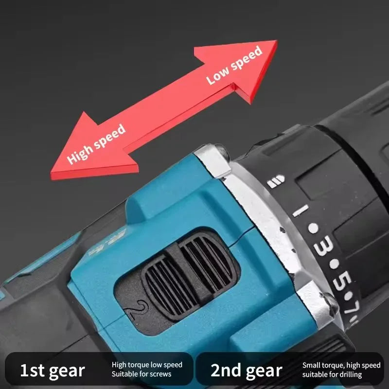 Makita DDF487 rechargeable electric drill Lithium electric brushless portable electric screwdriver driver Hammer drill