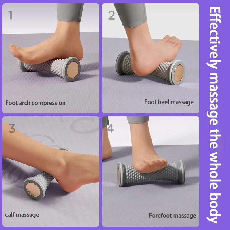 Foot fascia wheel, foot massage roller, leg muscle relaxation improvement, flat foot trainer, home yoga roller