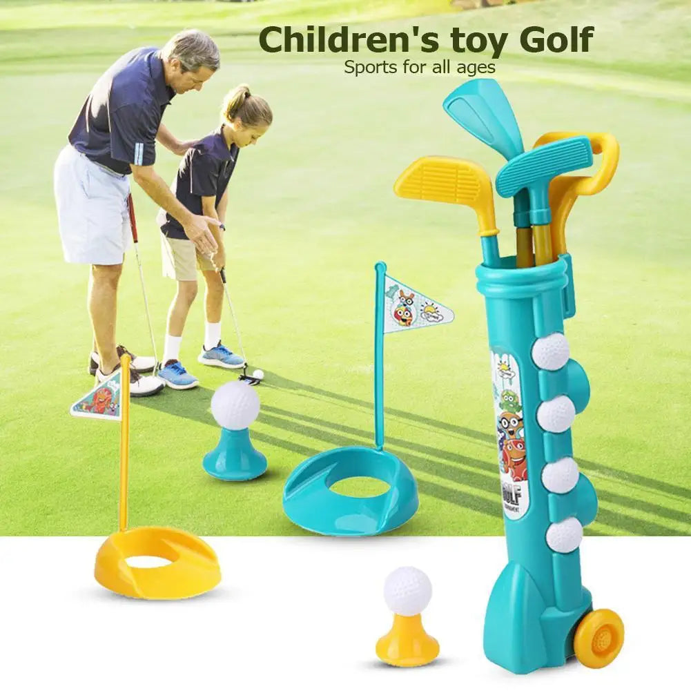 Kids Clubs Set Parent Children Educational Activities Outdoor Sports Game Toy Game Outdoor Sports Golf Clubs Kids Birthday Gifts