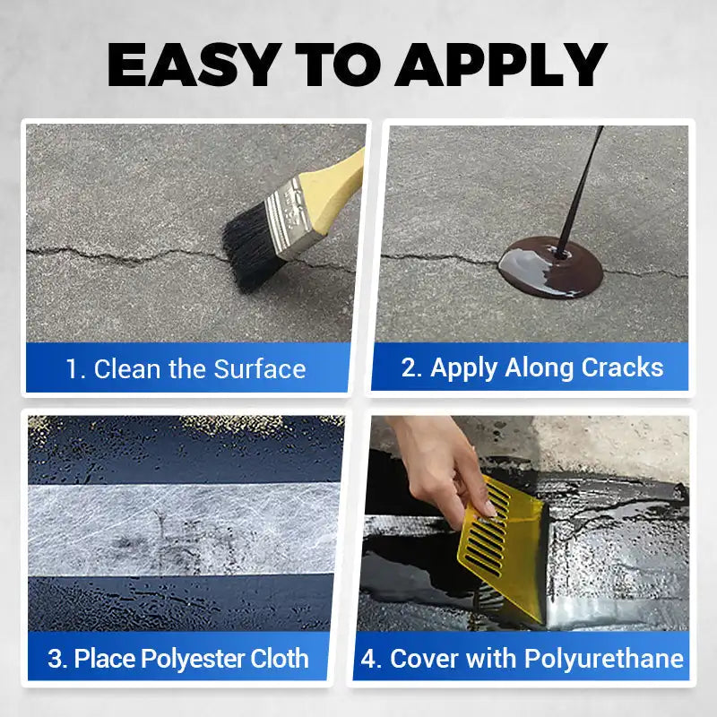 Waterproof Multi-Purpose Polyurethane Coating Roof Leak Repair Exterior Wall Leak Sealing Asphalt Coating Eco-friendly Material
