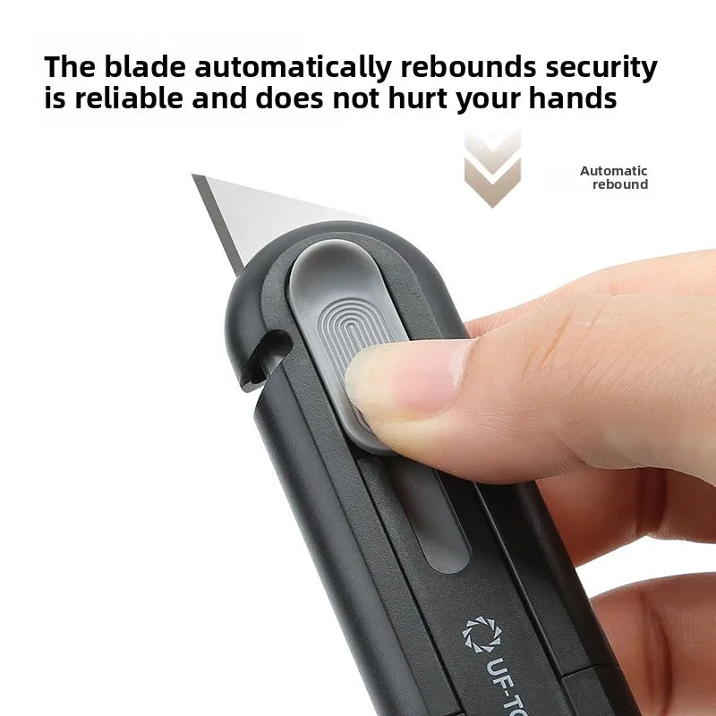 5 pcs Utility Knife Box Cutters Retractable Letter Opener Sharp Cartons Cardboard Razor Knife for House Smooth Mechanism Perfect