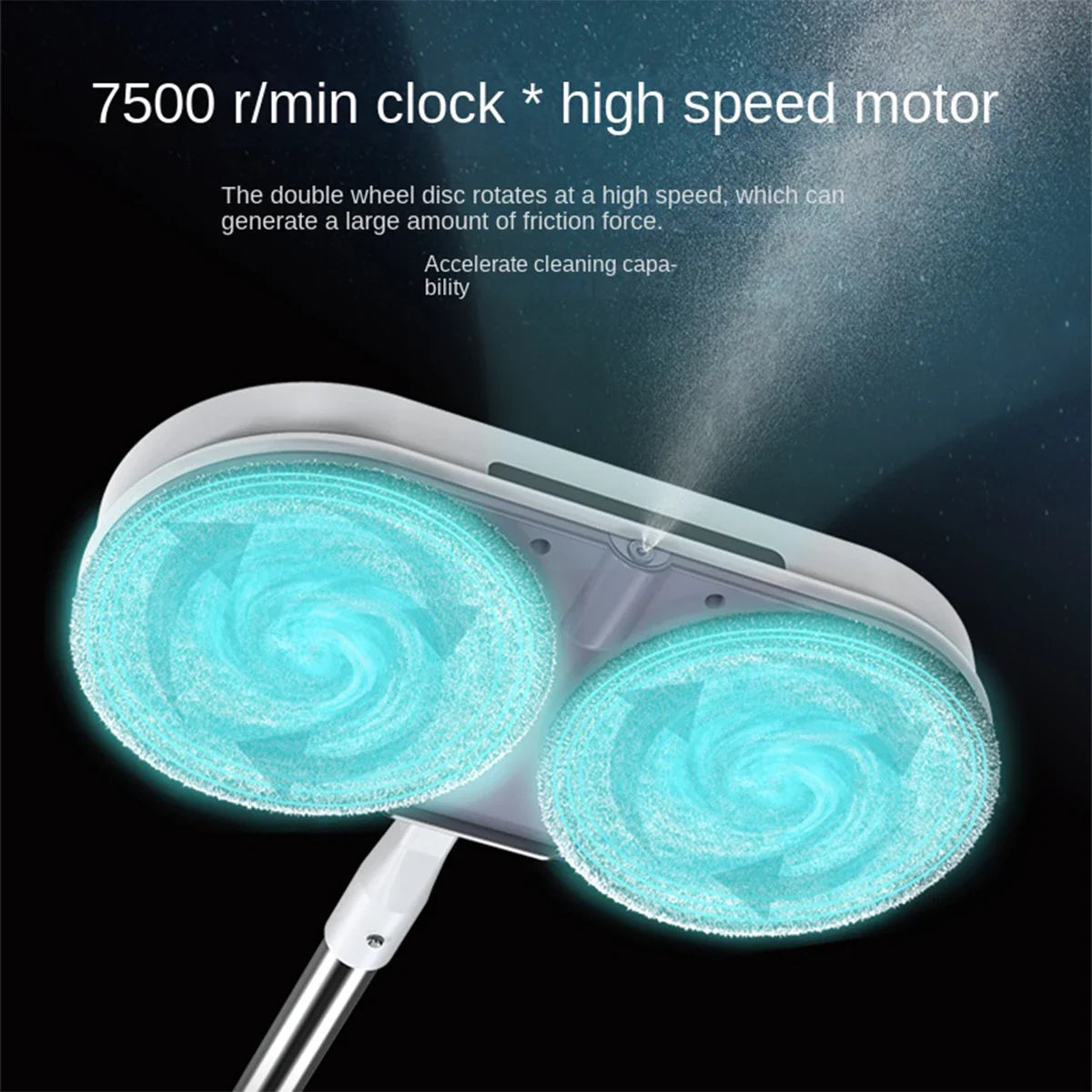 1 electric mop vacuum cleaner, Easy To Operate, Suitable For Home Dormitory Office And Other Use
