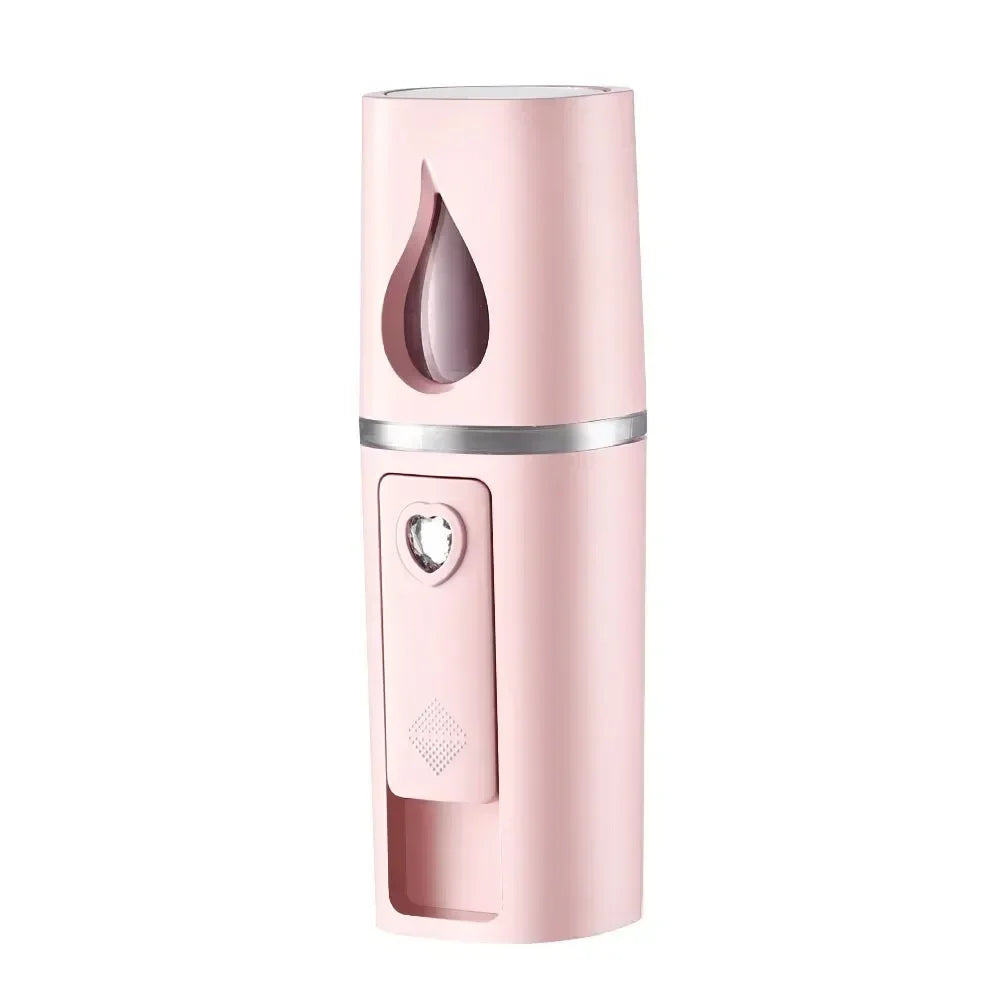 Mini Portable Humidifier Nano Mister Facial Steamer Device Beauty Spray Hydrating Apparatus Cold Spray Apparatus USB Skin Care