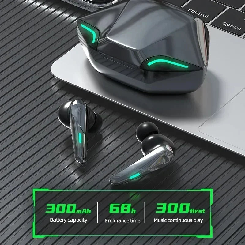 TWS Gaming Wireless bluetooth Headset TWS 5.3 Stereo Earbuds Low Latency Earphones Bluetooth With Mic for smartphones