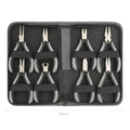 Pliers Tool Set Mini Pliers Repair Tool Bag Long Nose Flat Nose Bent Nose Combination Pliers Universal Remover Tool 8-Piece Set