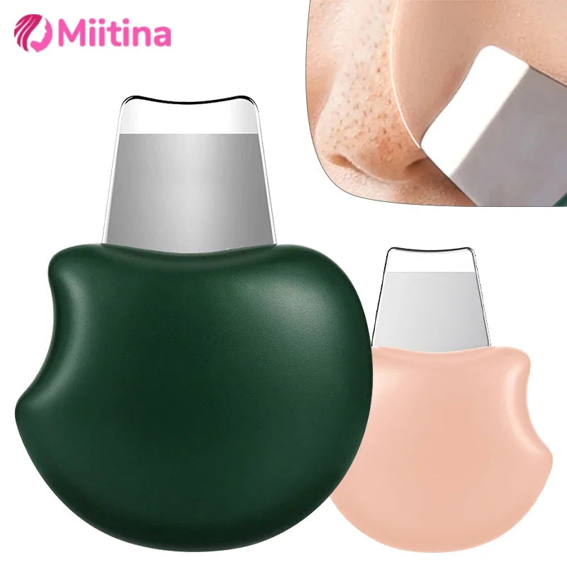 Portable Face Blackhead Spatula Exfoliator Deep Cleansing Tool Double-Headed Blackhead Remover Pore Cleaner Spatula Skin Care