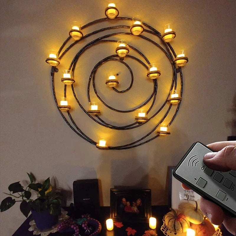 Rechargeable Led Candles Timer Remote LED Light Flameless For Wedding Room Garden Holiday Lighting Home Decor Tea Candle Lamp