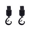 2pcs Car Trunk Storage Hook For Bag Umbrella Fishing Rod Holder Universal Seat Back Organizer Bracket Interior Stowing Tidying