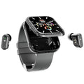 Waterproof Smartwatch 2 En 1 Equipped With TWS Earphones Smart Watch Men Women Sports Heart Rate Health Monitoring BT Call Music