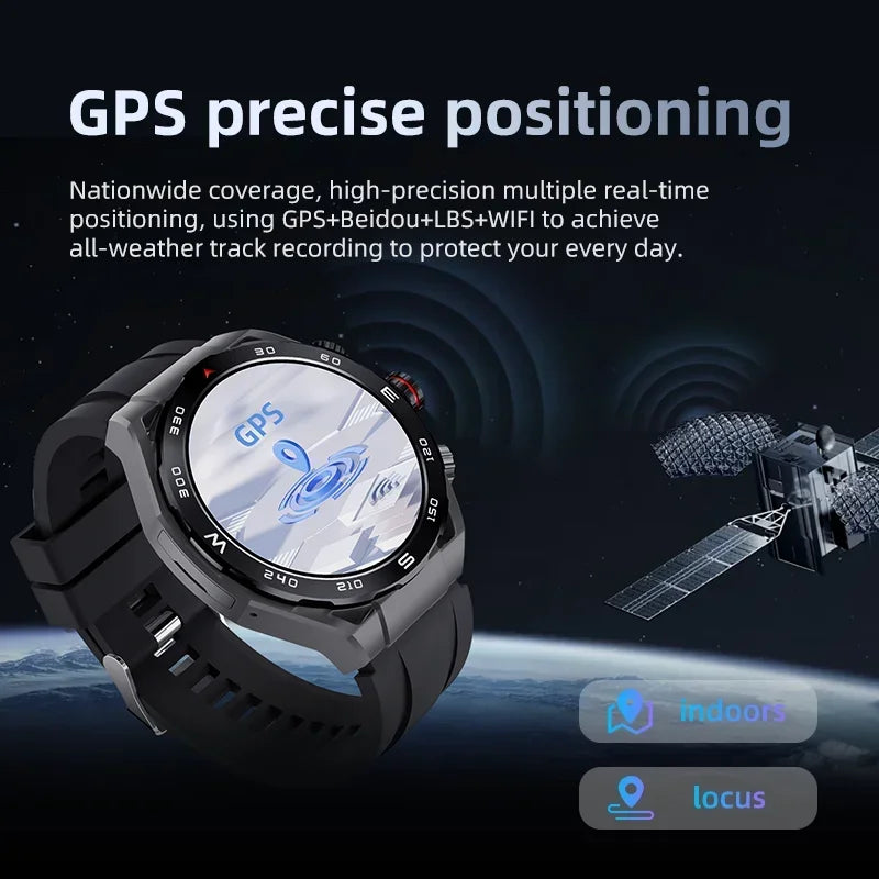 VP900 Smart Watch 4G SIM Card GPS Navigation Waterproof Fitness Camera Video Call 32GB 256GB Large Capacity for Men Women
