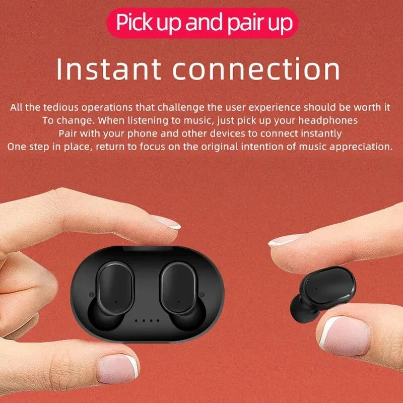 10Pcs Wholesale A6S TWS Wireless Headphones Bluetooth Earphone 5.0 Stereo Headset Earbuds with Microphone for ISO Android