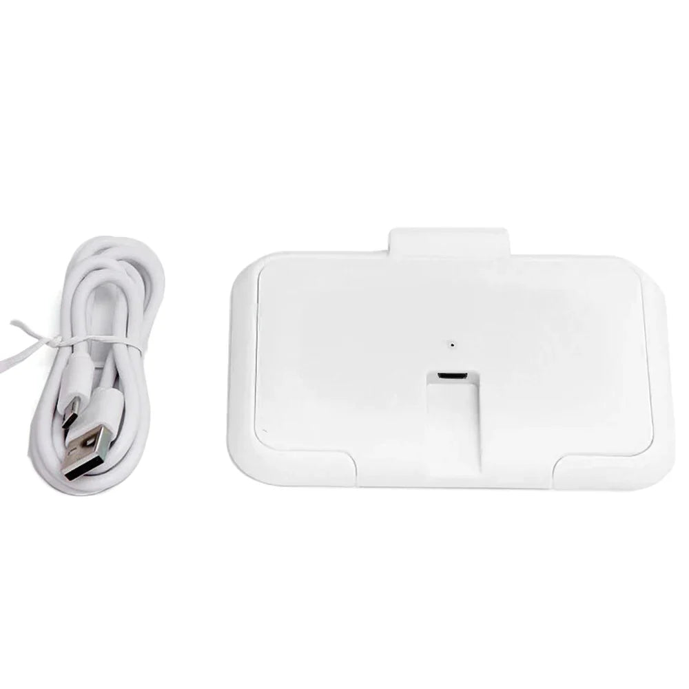 Baby Wet Wipes Heater 5V Portable USB Powered Baby Wet Wipes Warmer Heater Constant Temperature Perfect for Traveling