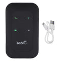 4G 5G WiFi Hotspot Supports 10 Connected Devices LTE Mobile Router for Travel 300Mbps High Speed SIM Card Slot Color LED Display