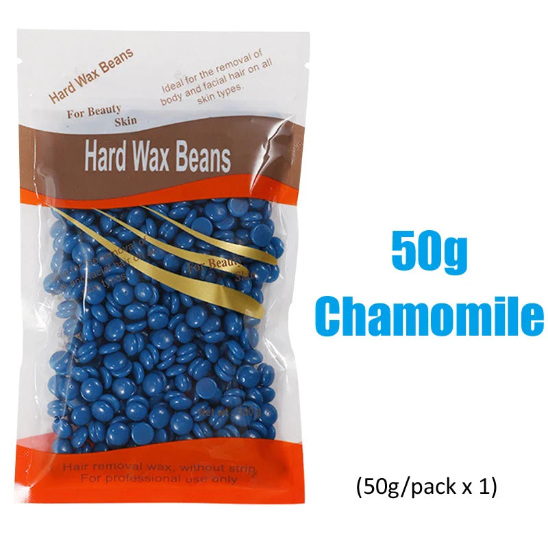 500g Wax Beans For Wax Heater Whole Body Hot Film Depilatory Wax For Wax Heater Kit Waxing Wax Beans For Hair Removal Wax Pot