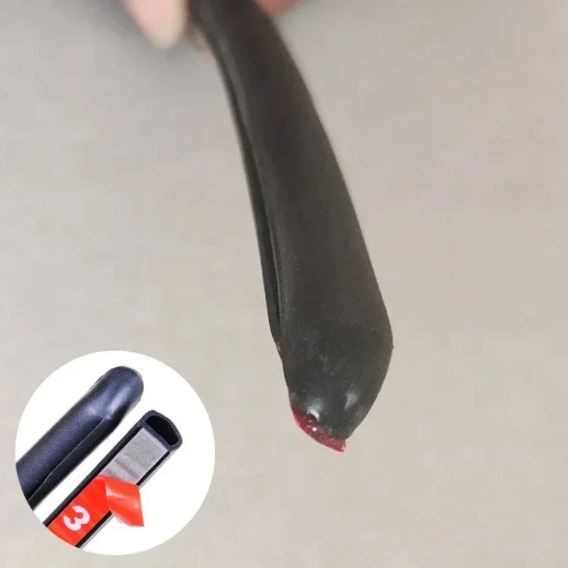 Car Door Rubber Seal Strip Filler Weatherstrip Edge Rubber Sealing for B Pillar Protection Front Auto Door Sealant for Cars
