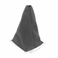 Car Gear Shift Knob Leather Gaiter Boot Cover Case Chrome Frame for Ford Focus 2 MK2 2005 2006 2007 2008 2009 2010 2011 2012