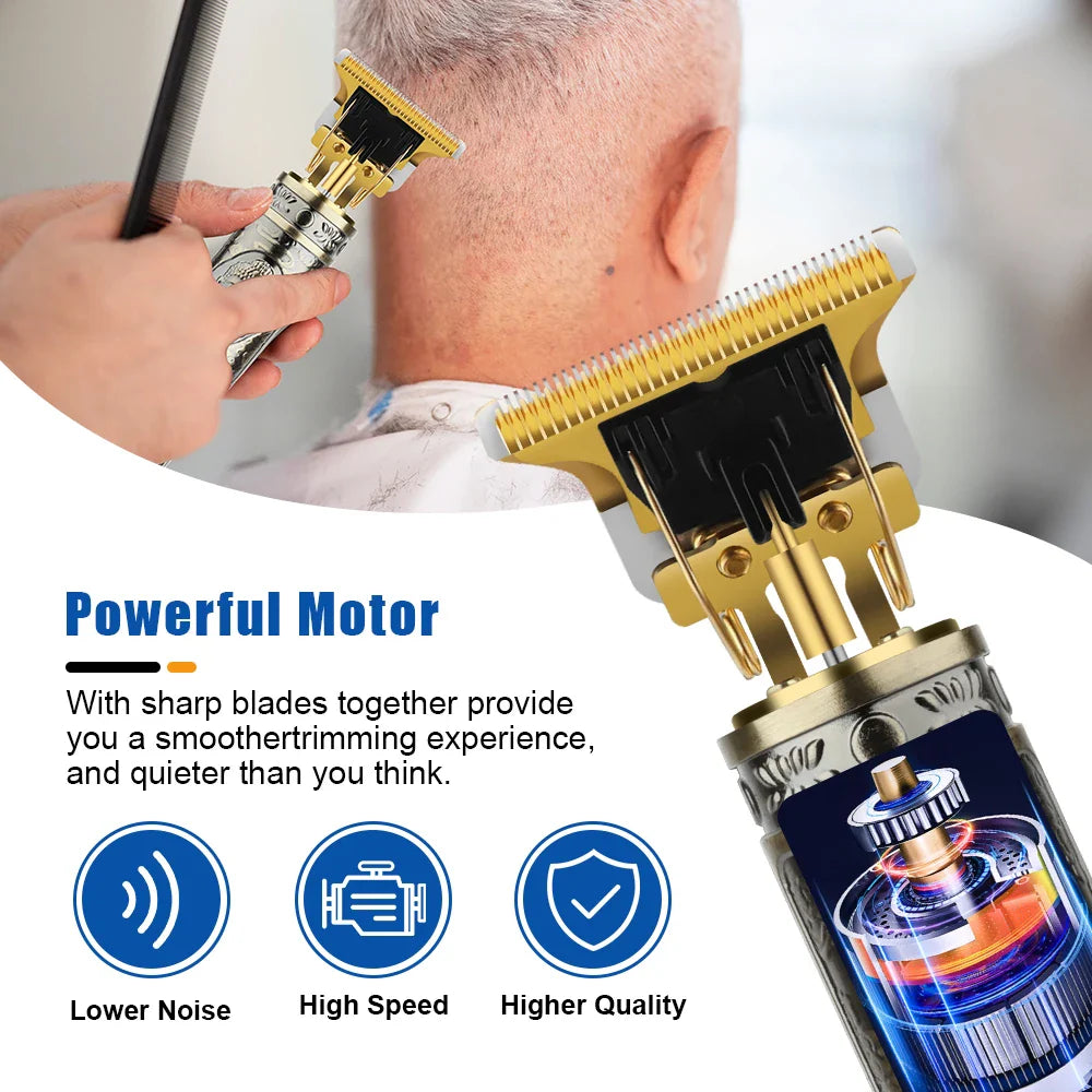 Hair Trimmer New Professional Cutting Machine Electric Shaver Hair Trimmers With LCD Display Men's Hair Clipper