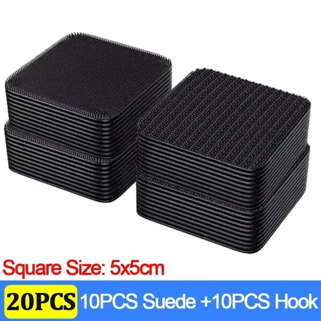 Carpet Fixing Stickers 100/2pcs Double High Adhesive Car Fixed Patches Non-slip Mat Home Floor Foot Mats Non-slip Grip Tapes New