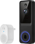 Wireless Doorbell Camera with 1080P HD, Motion Detection, Two-Way Audio, Live View, Night Vision, Cloud Storage