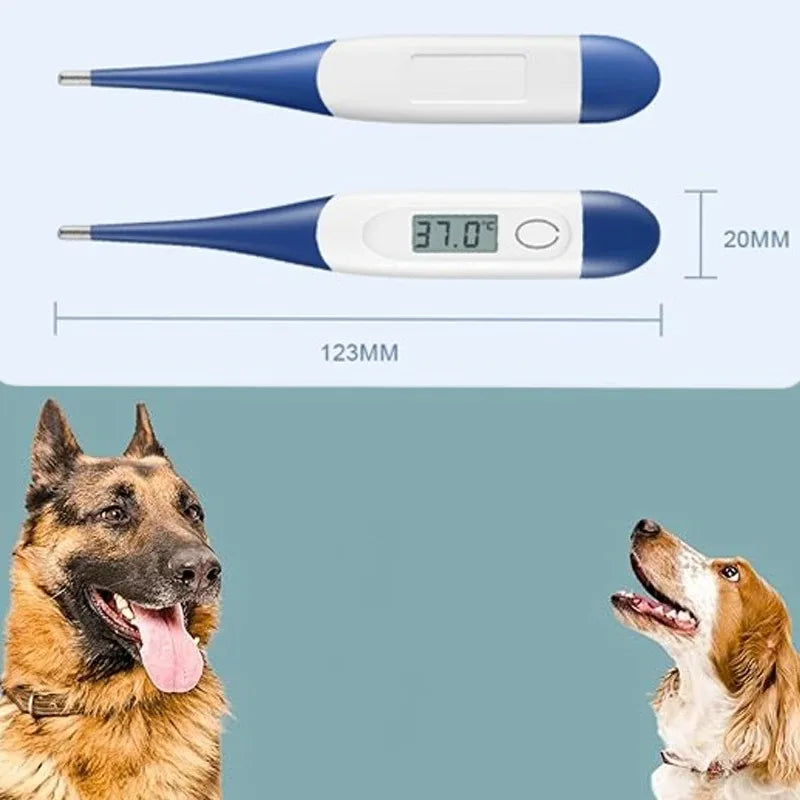 FREEPOWER Thermometer for Medical Purposes Reusable with Flexible Tip for Poultry Houses Clinic Diagnosis for Pet Use