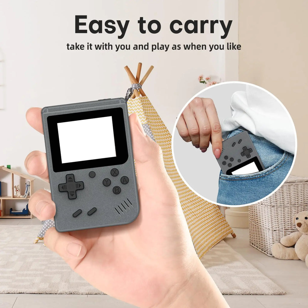 Retro MINI Handheld Game Console 3.0-inch LCD Screen Handheld Game 8 Bit 400 in 1 Retro Classcial Game for Player boy Gift