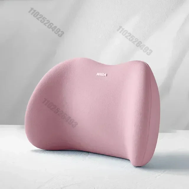 Car Headrest/Lumbar Support Car Neck Pillow Waist Cushion Driver Seat Backrest Car Cushion Driving Lumbar Support Waist Support