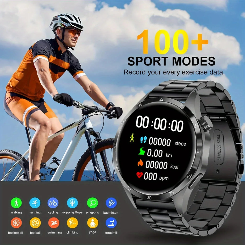 2025 Original Watch 4 Pro Men Women Full Touch Screen GPS Sport Fitness Watch Man IP67 Waterproof Bluetooth For Android IOS NWE