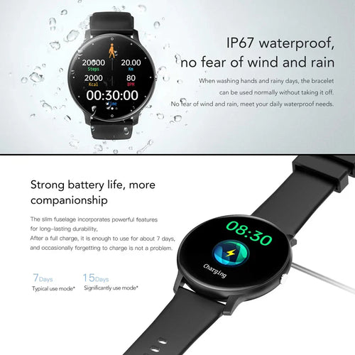 2026 New Ultra-Slim Smart Watch Men 100+ Sports Modes Heart Rate Monitoring AI Voice Assistant Bluetooth Call Smartwatches