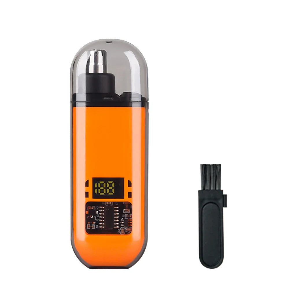 Electric Nose Hair Trimmer 2in1 Ear and Nose Hair Remover Rechargeable Painless Portable Mini Nose Hair Trimmer Clipper for Men