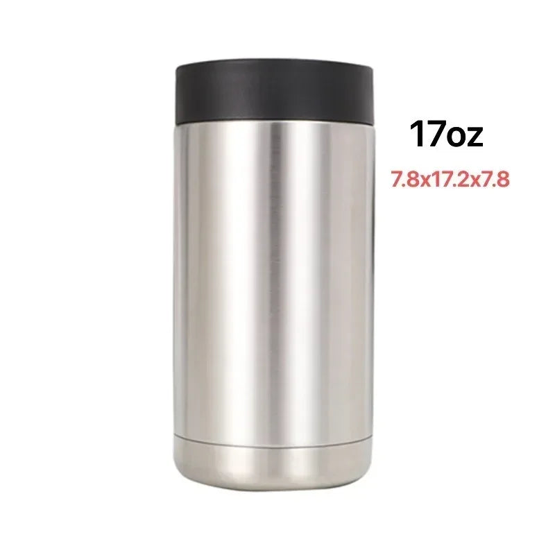 Stainless Steel Wine Bottle Refrigerator Can Double Wall Vacuum Insulated Beer Bottle Cooler Coke Refrigerator Can Bar Accessori