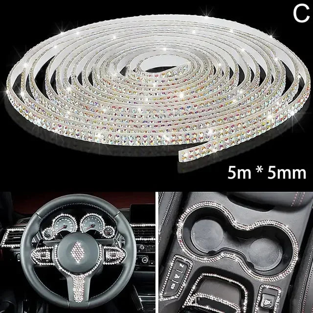 Car Decorative Stickers Auto Crystal Artificial Diamond Girls Car Decoration Accessories Auto Interior Cover  Waterproof amagi