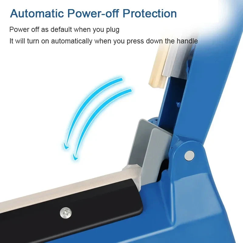 20cm 30cm Electric Food Bag Sealer Hand Pressure Heat Sealing Machine Manual Household  Plastic Bag Packing Machine Kitchen Tool