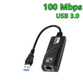 10/100/1000Mbps USB3.0 Wired Network Card USB To Rj45 Lan Ethernet Adapter Converter for PC Laptop MacBook Accessories